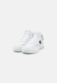 Champion 3 POINT TECH MID - Basketbalschoenen - white/light grey