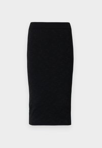 DECANTAZIONE GONNA - Pencil skirt - nero limousine