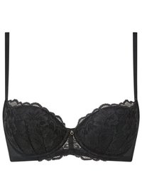 SEXY LACE PLUNGE BRA - Balconette-bh - black
