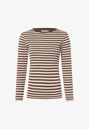 brookshire, BROOKSHIRE LANGARMSHIRT - Langarmshirt - braun beige