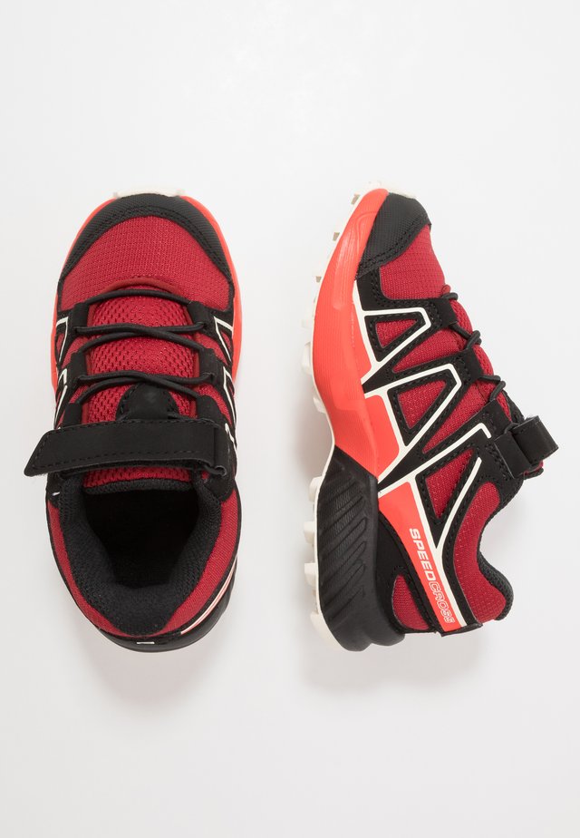 Salomon Kids Speedcross J Hiking 4 Red Dahlia//Cherry Tomato//Vanilla Ice