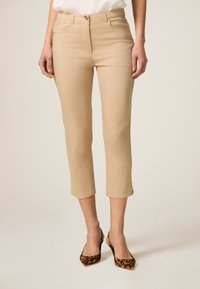 CROPPED MISTO - Pantalones - beige