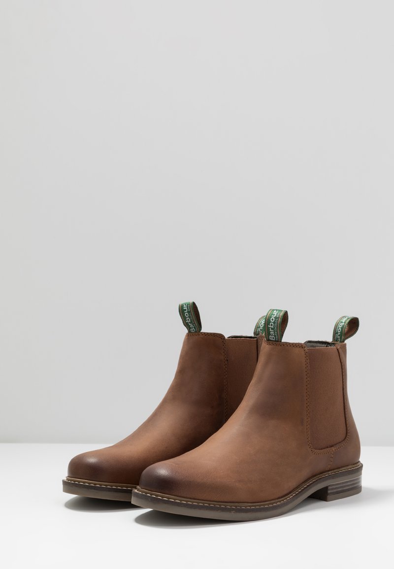 barbour farsley leather chelsea boots in tan