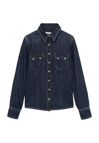 Mango Blúzka so zapínaním na gombíky - dark blue