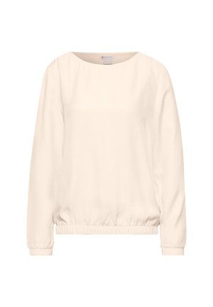 Street One MIT GERAFFTEM SAUM - Blouse - weiß