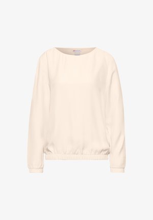 Street One MIT GERAFFTEM SAUM - Bluse - weiß