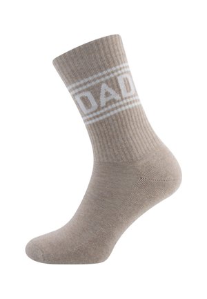 DAD - Chaussettes - dunkel beige meliert