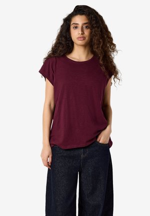 Noisy May, NMMATHILDE - Basic póló - dark purple