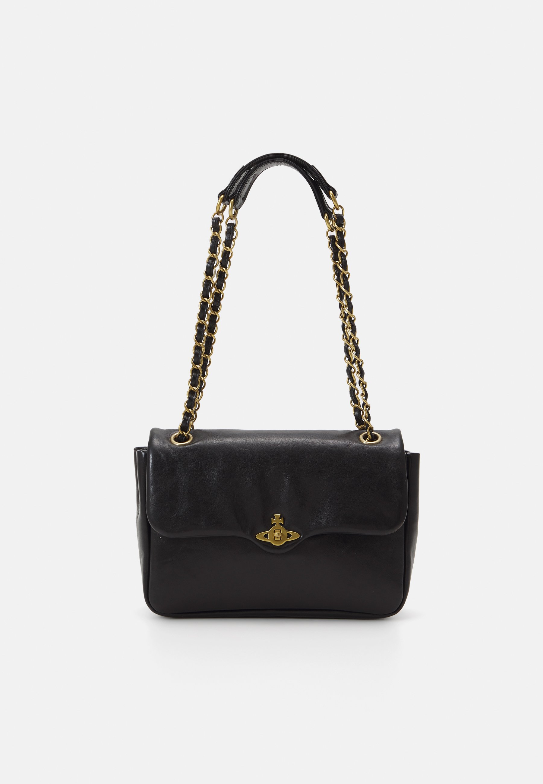 Vivienne Westwood ANITA CHAIN SHOULDER BAG - Handbag - black - Zalando 
