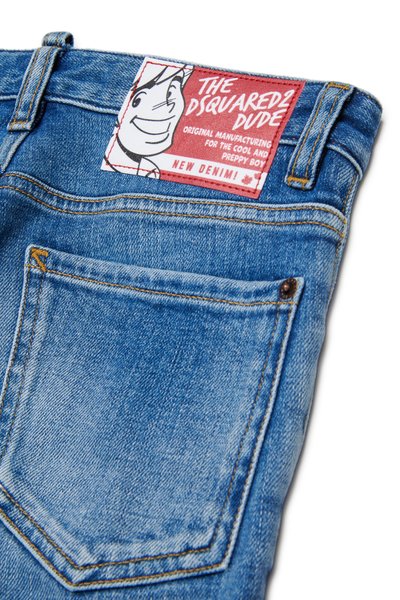 Dsquared2 UNISEX - Džínsy s rovným strihom - blue denim