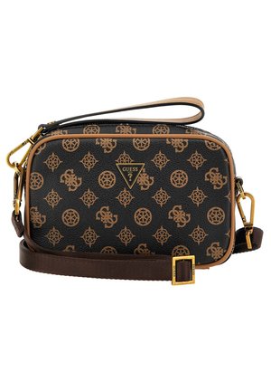 PEONY SMALL NECESSAIRE UNISEX - Taka s pnm popruhem - brown
