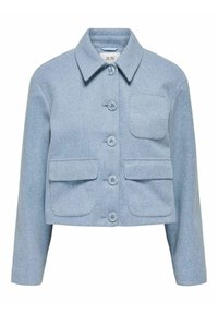 JDY V-AUSSCHNITT TIEF ANGESETZTE SCHULTER - Ελαφρύ μπουφάν - cashmere blue
