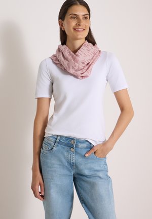 Cecil, LOOP-SCHAL IM AUSBRENNER-LOOK - Schlauchschal - velvet rose