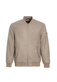 SMART - Sweat zippé - taupe