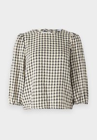 VIKUBA - Blouse - birch/black