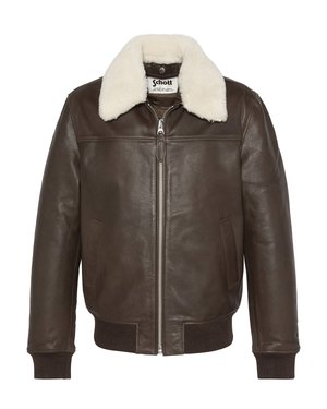 Chaqueta de cuero - brown