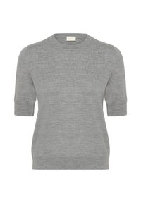 NATANYA - T-shirt basique - medium grey melange