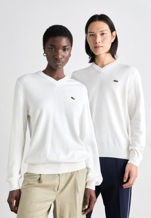 UNISEX - Stickad tröja - flour