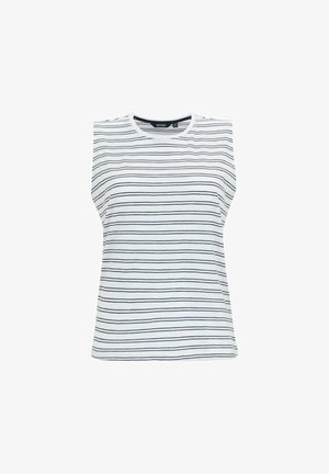 Regatta, Top - white navy double stripe