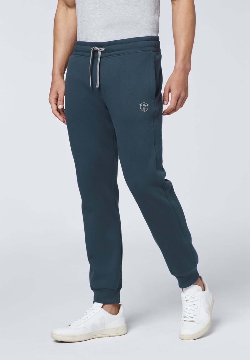 Chiemsee MIT PRINT - Tracksuit bottoms - total eclipse
