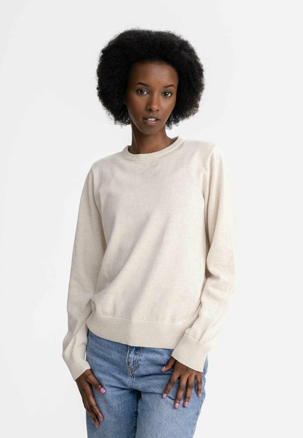 FEIN DHANA - Strickpullover - cream melange