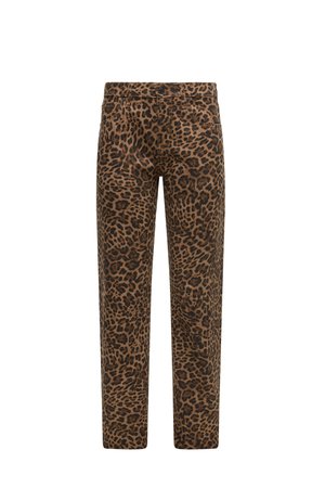 GAP, MR STRAIGHT TAPER LEOPARD PRINT - Jean baggy - leopard print