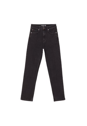 Stradivarius MOM-FIT - Jeans slim fit - black denim