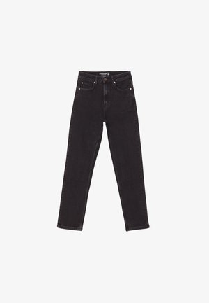 Stradivarius MOM-FIT - Jeans slim fit - black denim
