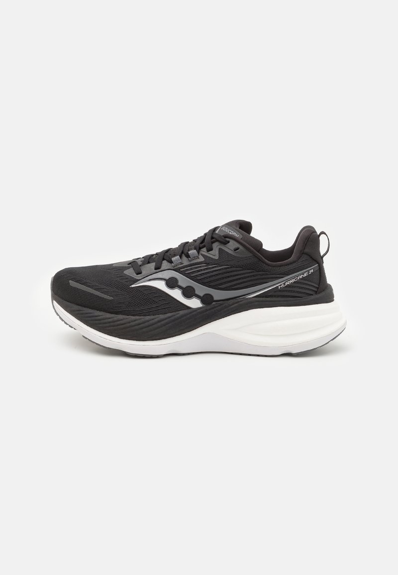 Saucony HURRICANE 24 - Apavi skriešanai pa asfaltu - black/carbon