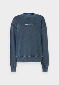 RELAXED ACID-WASH - Mikina - blue indigo