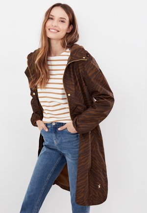 Short coat - brown zebra