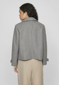 VILA SOLO - Blazer - medium grey melange