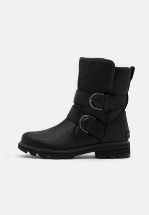 Cowboy-/Bikerstiefelette - black