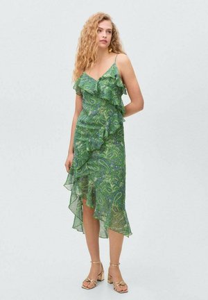 Dnevna obleka - green