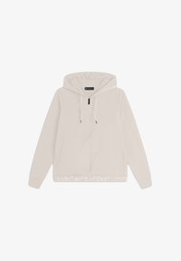 Selezionato, white sand allover leaves w s