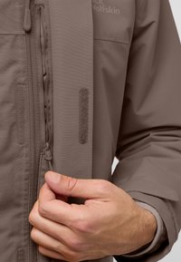 Jack Wolfskin ALTENBERG 3IN1  - Regenjas - cold coffee