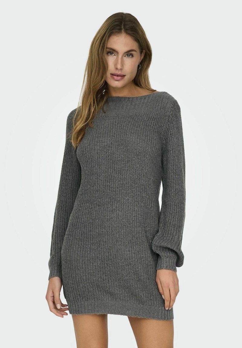 JDY - WHITNEY MEGAN L S BOAT NOOS - Robe pull - december sky, Agrandir