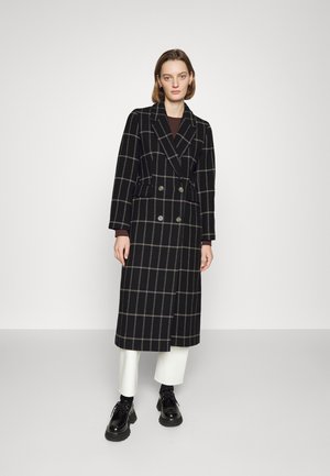 CAROLA - Classic coat - check black