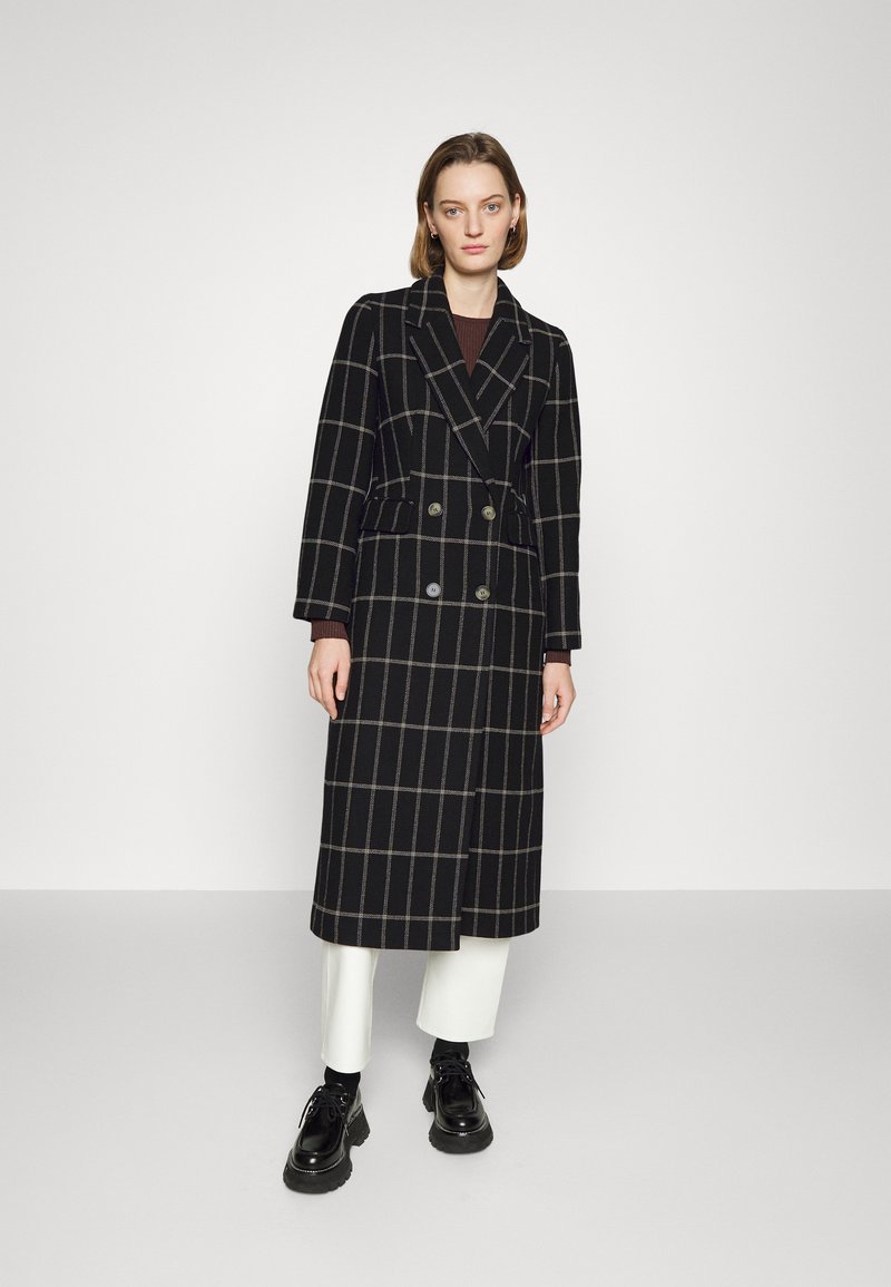 IVY OAK - CAROLA - Classic coat - check black, Enlarge