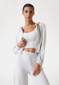 Sudadera con cremallera - creme