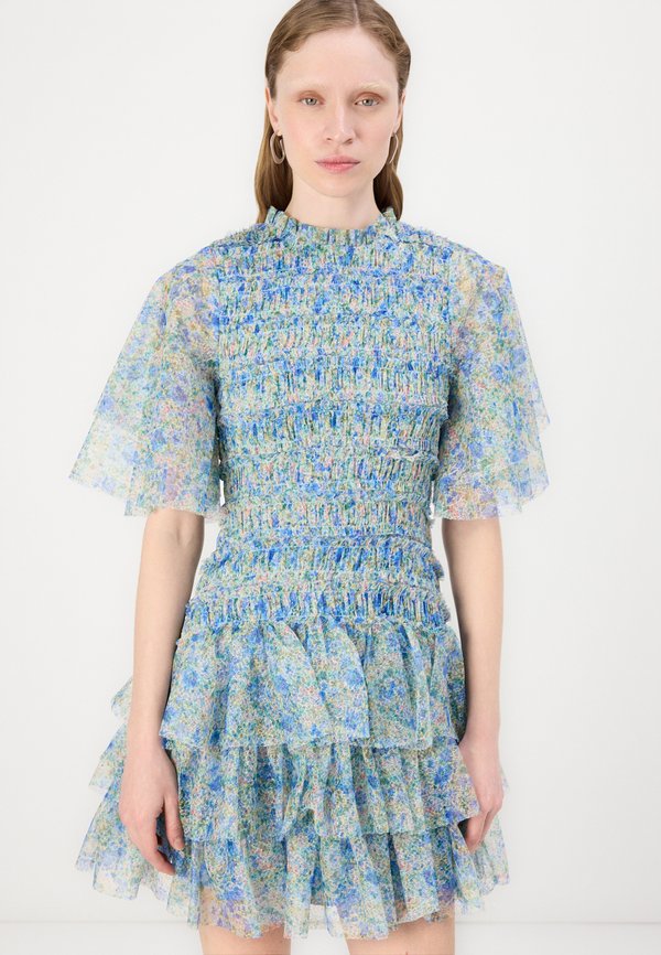 MINNIE SHORT SLEEVE MINI DRESS - Day dress - ditsy