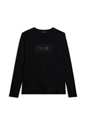 COMFORT - Maglietta a manica lunga - black