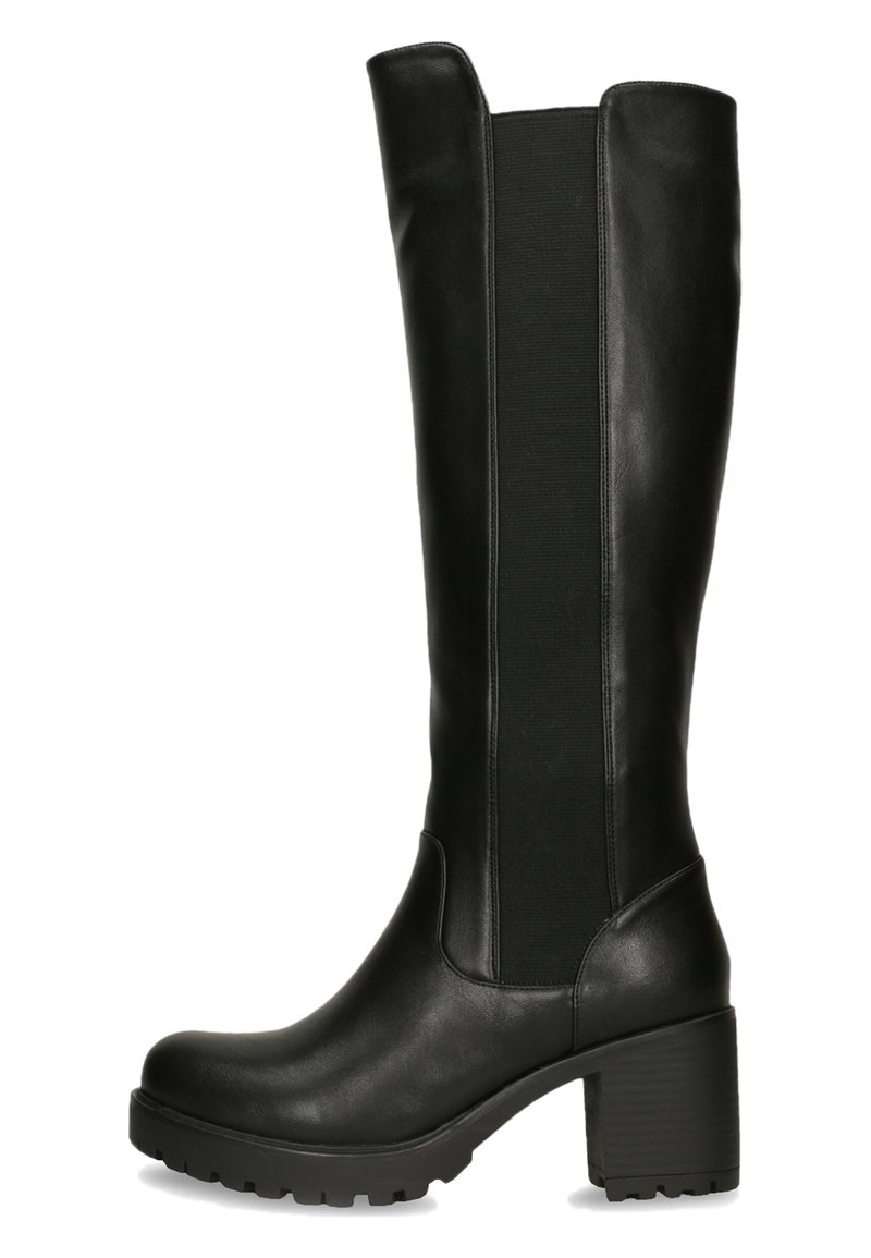 Bata Kozačky na platformě - black