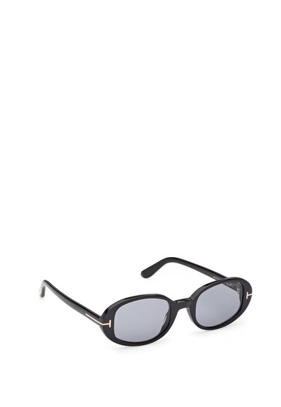 Tom Ford IGGY - Occhiali da sole - shiny black smoke