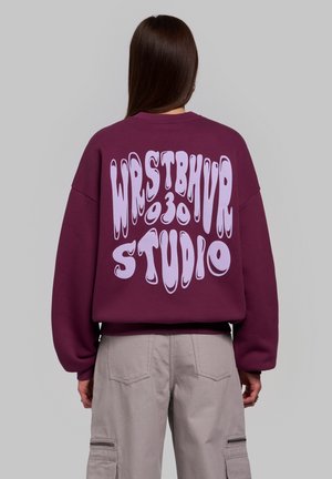 WRSTBHVR, WRSTBHVR SWEATSHIRT FLYNN V2 SWEATSHIRT - Sweatshirt - grape wine