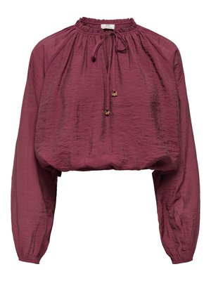 JDY, TOP JDYPAIGE TOP - Pluus - oxblood red