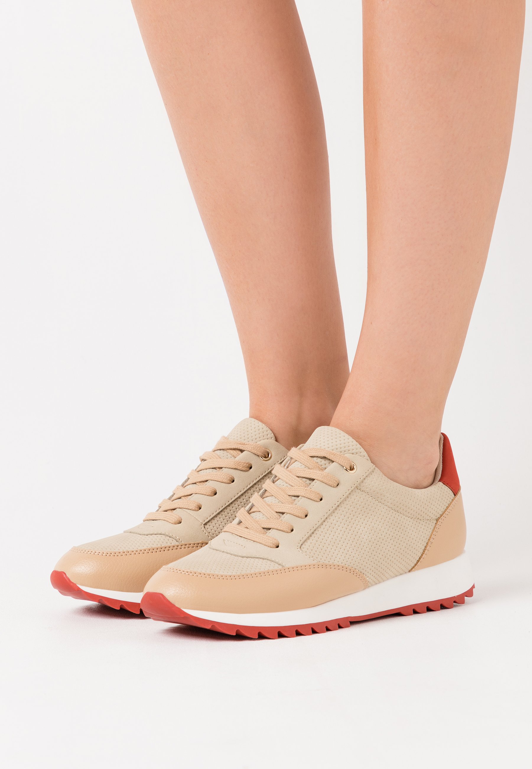 PARFOIS Joggesko beigeredbeige Zalando.no PARFOIS Joggesko beigeredbeige Zalando.no