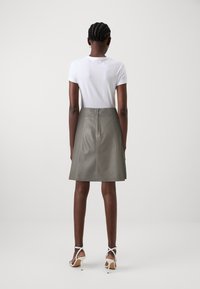 Selected Femme SLFNEW SKIRT - Odinis sijonas - steel gray