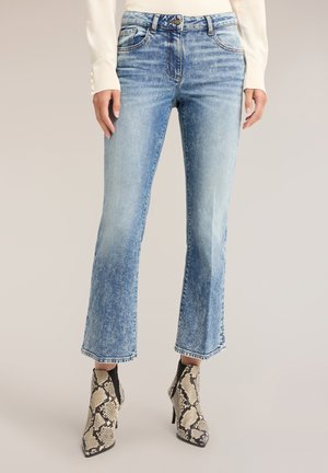 Motivi, JEANS KICK FLARE STONE WASHED - Bootcut-farkut - azzurro