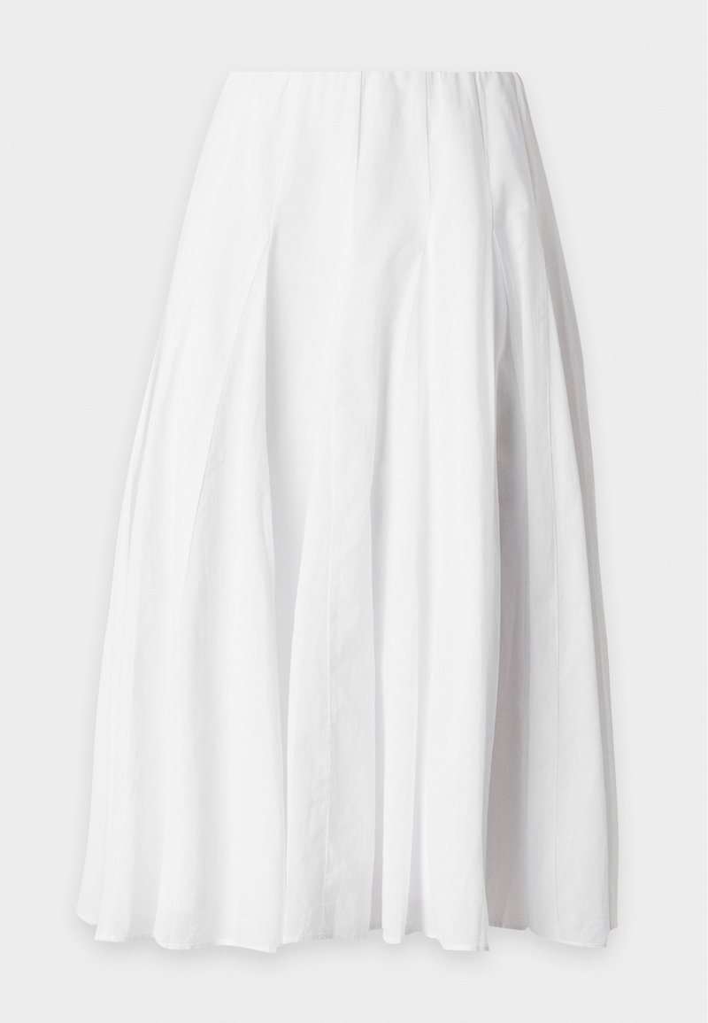 Abercrombie & Fitch MIDI GODET - A-Linien-Rock - white/weiß - Zalando.at